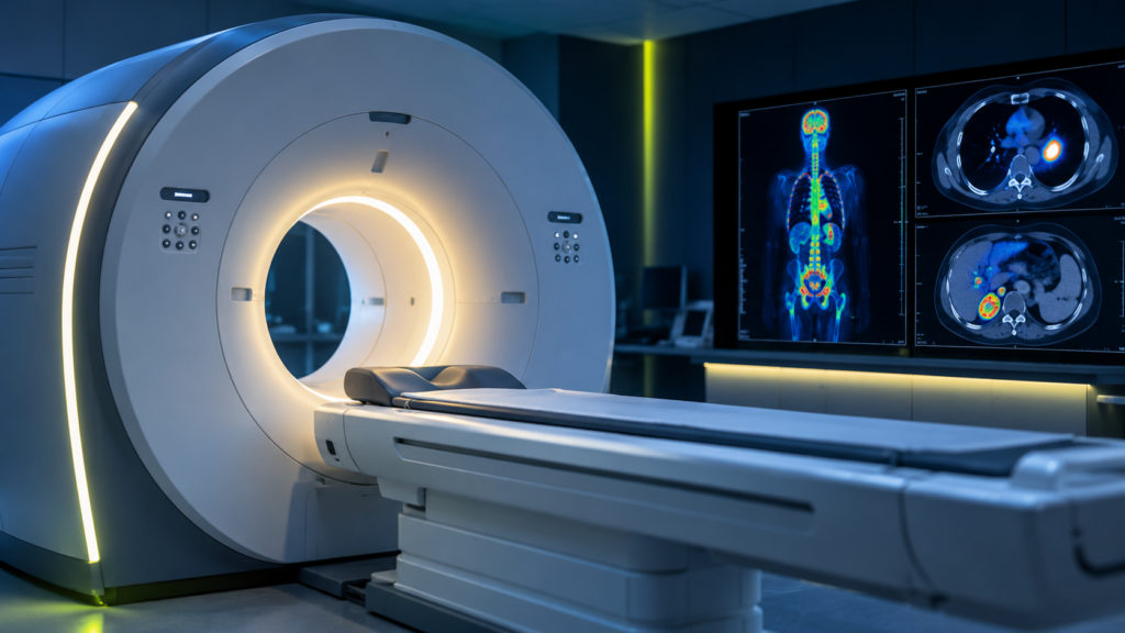 PET scan for cancer using PET/CT imaging